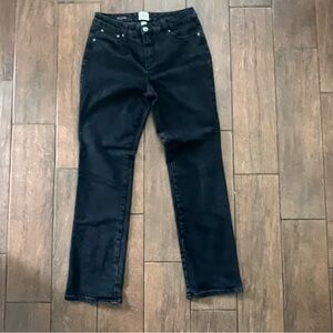 Black Denim Straight Leg Jeans by St. John's Bay size 10
